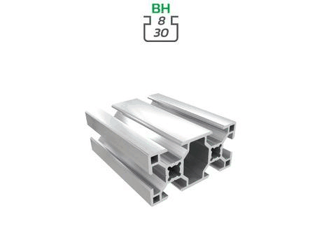 Aluminium profile section, 30x60 mm