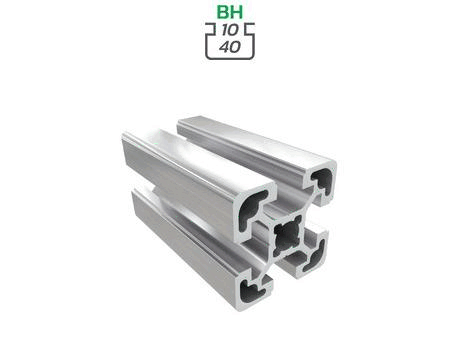 Aluminium profile section, 40x40 mm