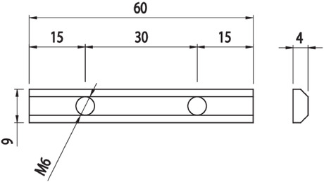 Dimensioned drawing