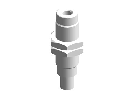 Buffer Rod Engineering Drawing AMILA - Free CAD models - Internal retraction type spring buffer ...
