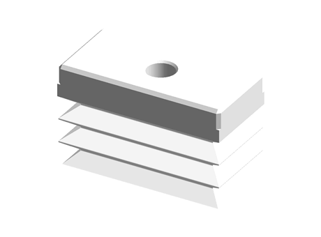 包装行业专业波纹吸盘 FGB-R(矩形)