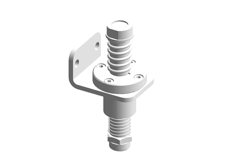 AMILA - Free CAD models - Spring buffer support rod MTAL series ...