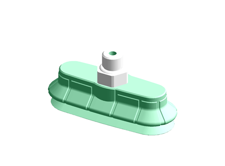 包装行业专用波纹吸盘MPOB (椭圆形 1.5折)