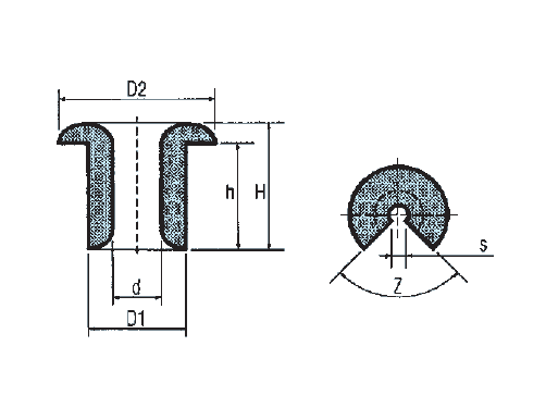 Eyelet Solidworks ASCOTEX - 免费 CAD 模型 - Split Eyelets - TraceParts