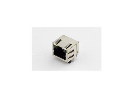 Modular female THT 08poles pitch 1,02mm RJ45 1,5A right angle