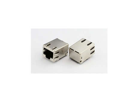 Modular / Transformer female SMT 08poles pitch 1,27mm RJ45 1,5A right angle