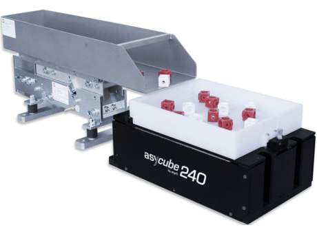 Flexible 3-Axis Vibration Feeders 240 Asycube