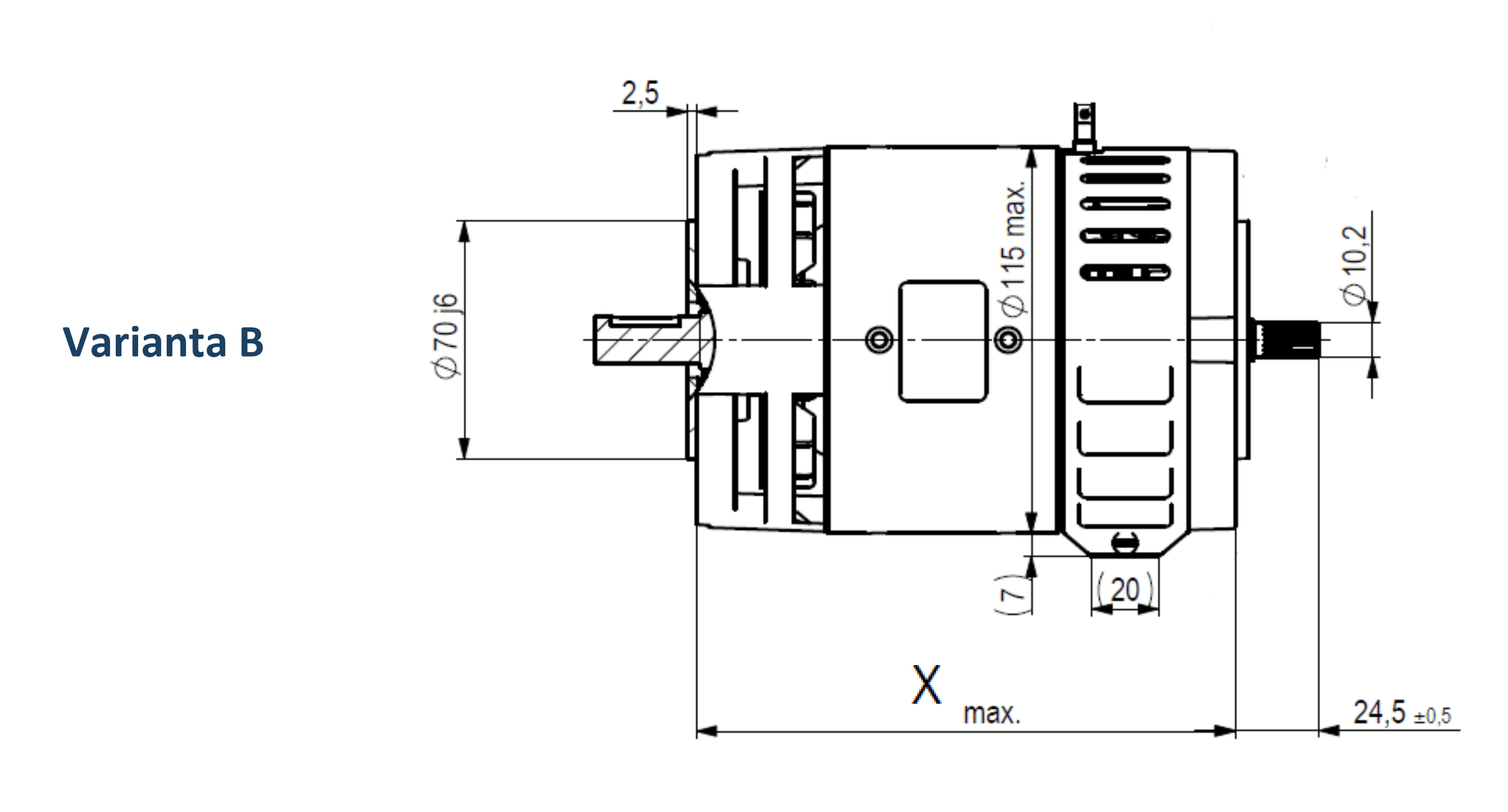 Dimensions - Design B