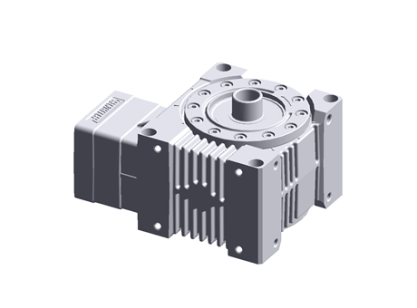 HP- worm gear unit a=63 with clamp connection with motor flange