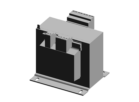 AutomationDirect - 免费 CAD 模型 - BLOCK control transformer, open core ...