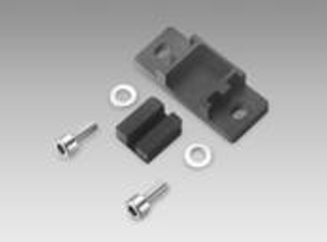 Torque support by rubber buffer element for encoders with 15 mm pin