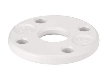 5720 BRIDE TOURNANTE ALUMINIUM AS 13 REVÊTUE ÉPOXY 60 µM BLANC - ALÉSAGE TYPE C ISO