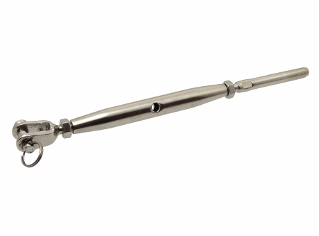 431954 RIDOIR À UNE CHAPE FIXE ET UN EMBOUT À SERTIR - INOX A4
