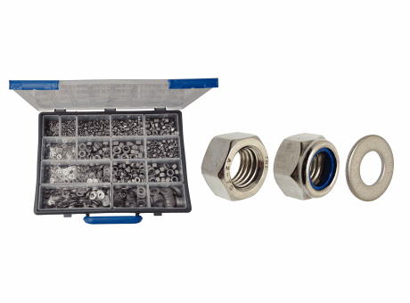 COFFRET04 COFFRET ECROUS ET RONDELLES - INOX A2