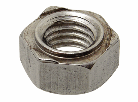 415607 ECROU À SOUDER HEXAGONAL À CENTRAGE INOX A4 - DIN 929