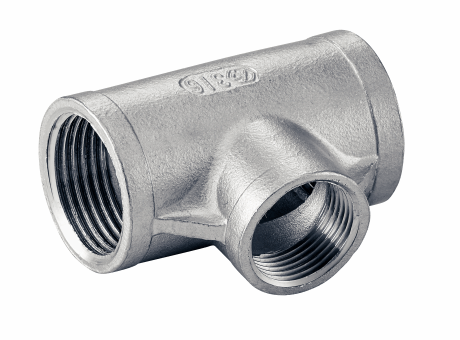 5250 TÉ 3 BRANCHES FEMELLES RÉDUIT GAZ CYLINDRIQUE