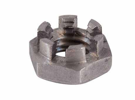 215638 ECROU BAS HEXAGONAL À CRÉNEAUX INOX A2 - DIN 979