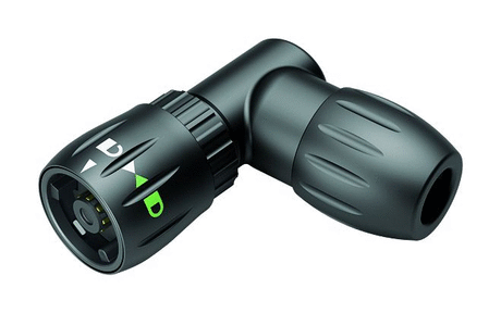 Bayonet Male angled connector, Contacts: 8, 6.0-8.0 mm, unshielded, solder, IP67