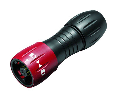 Bayonet Male cable connector, Contacts: 8, 4.0-6.0 mm, unshielded, solder, IP67
