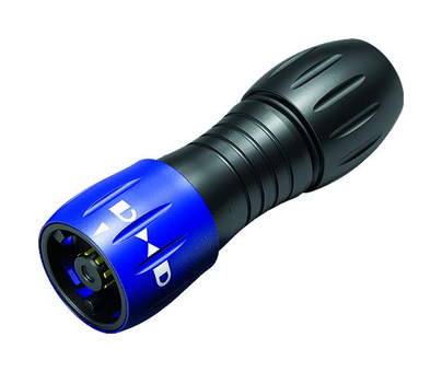 Bayonet Male cable connector, Contacts: 8, 4.0-6.0 mm, unshielded, solder, IP67