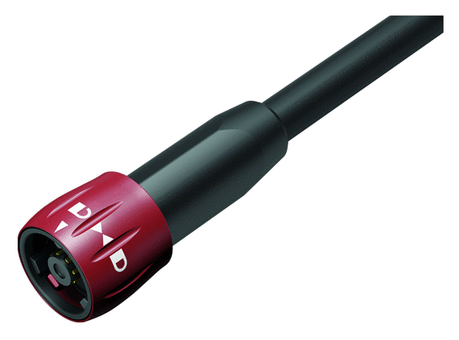 Bayonet Male cable connector, Contacts: 8, unshielded, solder, IP67, PUR, black, 8 x 0.25 mm², 5 m