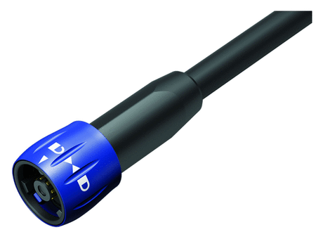 Bayonet Male cable connector, Contacts: 8, unshielded, solder, IP67, PUR, black, 8 x 0.25 mm², 2 m