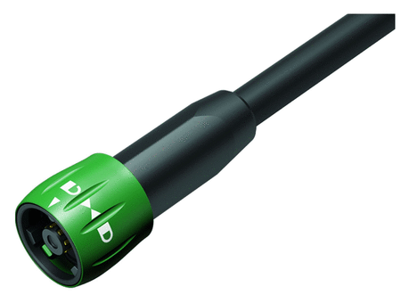 Bayonet Male cable connector, Contacts: 8, unshielded, solder, IP67, PUR, black, 8 x 0.25 mm², 5 m
