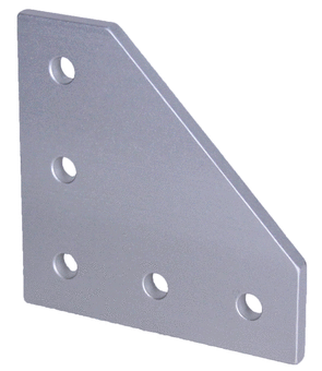 671697 - 45S 5 Hole 90 Degree Joining Plate