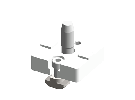 671765 - Plate Connector Plain W/Screws