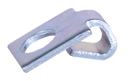 651568 - 10 S Single Tab End Fastener Bright Zinc