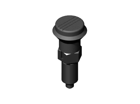 00302-008 - Index plunger, smooth version, with stop recess