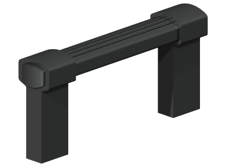 BOUTET - Archivos CAD gratuitos - 00505-016 - Asa Saga de aluminio ...