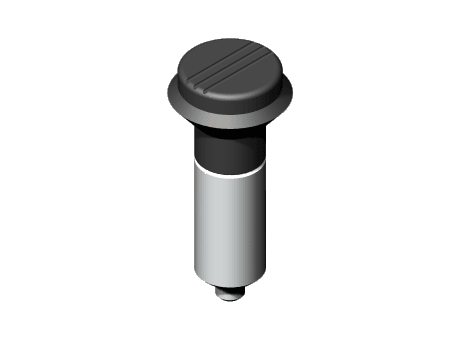 00302-007i - Index plunger, smooth version, without stop recess, stainless version