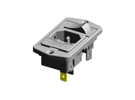 Power Entry Modules: 3D models - SOLIDWORKS, Inventor, CATIA V5 ...