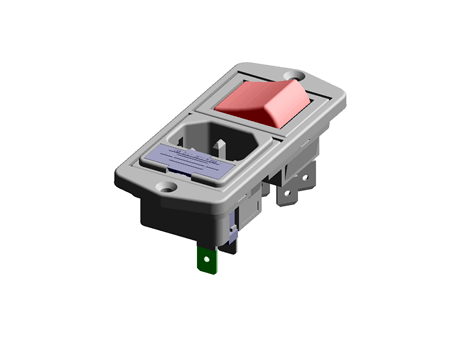 Power Entry Modules: 3D models - SOLIDWORKS, Inventor, CATIA V5 ...