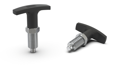 INDEX BOLTS WITH T-HANDLE