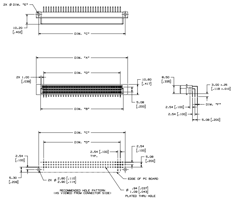 3M - Archivos CAD gratuitos - 3M™ DIN R-Form Socket, DIN 41612 Series ...