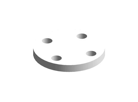 Flange AS2129 - Blind - Table E - Raised Face (Non Standard)