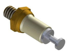 Insulated solder terminal, Turreted, Length .156 (3.96), IR 4000 VRMS