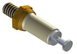 Insulated solder terminal, Turreted, Length .156 (3.96), IR 5000 VRMS