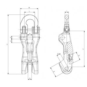 Dimensioned drawing