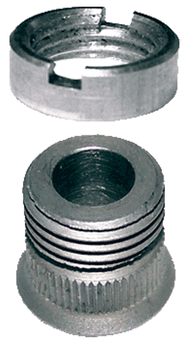 Retainer Ring for Template Bushings, Slotted Locator, Countersunk Type and Flanged Type (Inch)