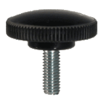 Knurled Knobs – Stud Type with Short Hub (Phenolic), Inch
