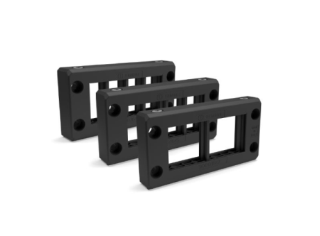 SPLIT CABLE ENTRY SYSTEMS FOR PREDETERMINED CABLES, MADE IN GLASS-FIBRE REINFORCED POLYAMIDE PA6.6 WITH OVERMOULDED SEAL