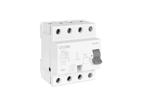 Series IDA-EV type A RCCB with 6 mAdc monitoring