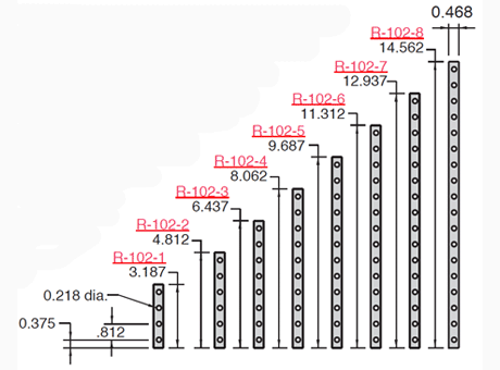 Mounting strips - R-102