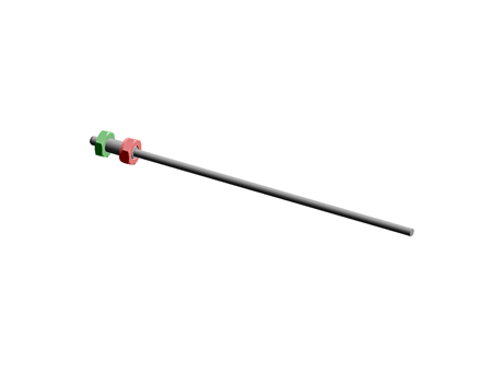 Kunstoffaser-Lichtleiter - Einweg-Lichtschranken, Baugröße M4, Standard - Schaltabst. 400 mm