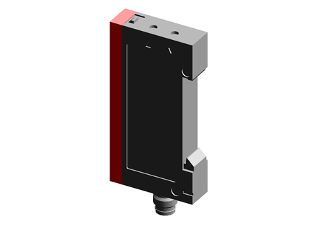 Photoelectric Proximity Switches, Size 31x60, Fiber-optic amplifier with potentiometer - operating distance 200 mm, Connector S8 version