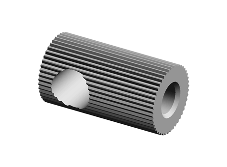 Synthetic optical fibers - accessories, 90° front lens