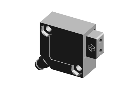 Photoelectric Proximity Switches, Size 30x30 - Standard, Fiber-optic amplifier - operating distance 60 mm, Connector S8 version